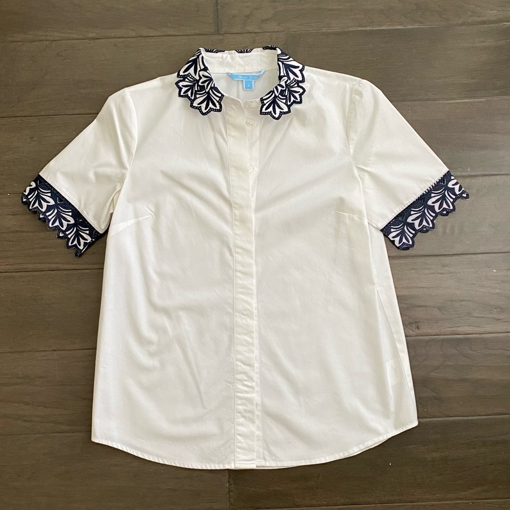 Draper James Short Sleeve Button Down